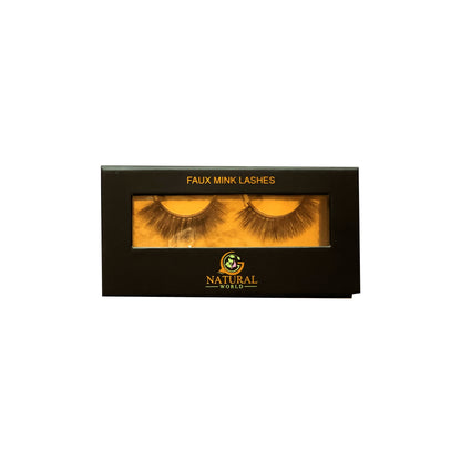 D017 Faux Synthetic Silk Eyelashes GG NATURAL WORLD